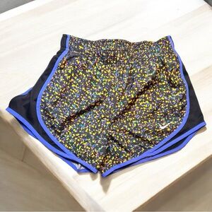 Nike Shorts Womens XS Black Purple Dri-Fit Running Athletic Comfort Ladies